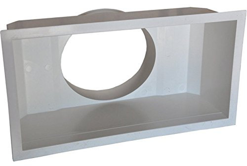 Plénum grille de soufflage ABS 400x150mm Réf PLSABS400X150
