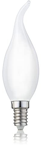 hellum LED Glühlampe, Kerzen-Windstoß Glühbirne E14 LED warmweiß, 250 Lumen Windstoßkerze 2,5W Glühbirne entspricht 25-Watt Kerzenbirnen, 2700 Kelvin Warmweiß matt 207408