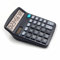 OFFIDIX Office Desktop Rechner, Dual Power Elektronischer Taschenrechner Portable 12 Digital Große LCD Display Taschenrechner Black 1PC