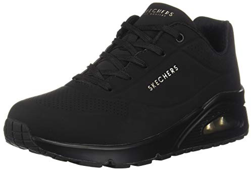 Skechers Women's UNO-Stand On Air Trainers, black, 7 UK
