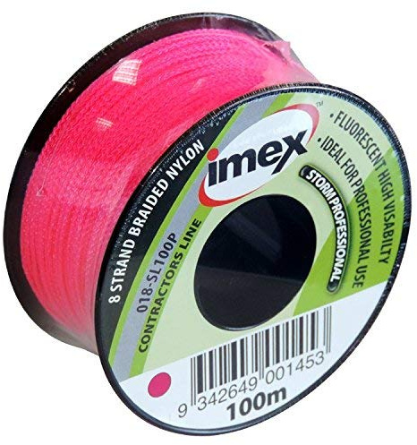 Imex 100m 8 Braid Pink Stringline