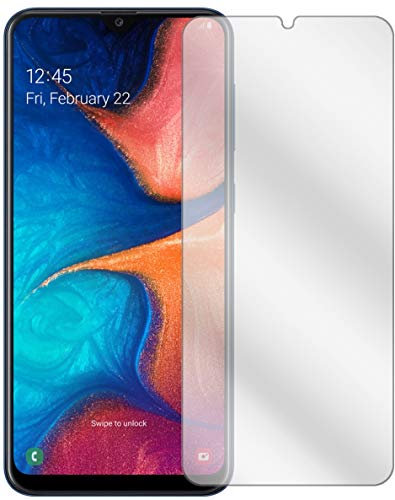 Ecultor I 2X Schutzfolie kompatibel mit Samsung Galaxy A20e Displayschutz-Folie Klar (bewusst Kleiner als das Glas, da Dieses gewölbt ist)