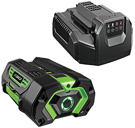 EGO Power+parti BA2800T 5.0Ah batteria con indicatore del carburante e CH2100 Standard Charger Set