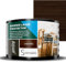 JOVIRA PINTURAS BARNIZ-LASUR Protector Satinado al Agua. Protege, decora y embellece todo tipo de madera. (375 Mililitros, Castaño) E-6
