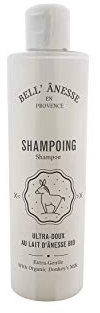 Grenadine Boutique - La Bell' Anesse - Shampoing Ultra - Doux au Lait d'Anesse Bio - Flacon de 250ml