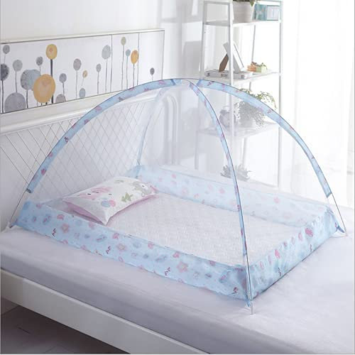 Moustiquaire Lit Bébé Berceau Universelle Insectes Protection Housse Pliable Moustiques Tente Automatique Forme de l'arc Moustiques Voyage Poussette Landau Lit Parapluie Nacelle Couffin