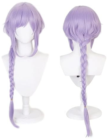 Lshpresx Qiqi Perücke Cosplay Kostüm Perücken Spiel Synthetisches Haar mit kostenloser Perückenkappe