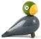 Kay Bojesen Nachtigall Singvogel Figuren 15.5 cm Weihnachtsdekoration, blau