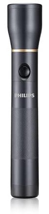 Philips SFL7002T/10 - Linterna LED (6 pilas AA incluidas, 1200 lúmenes), color negro