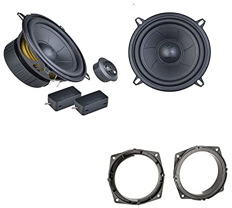 Ground Zero GZIC 130.2 Auto Lautsprecher Boxen 280 Watt 13 cm 2 Wege Kompo passend für Mitsubishi Colt (Z30/Z30G/Z3V) 2004-2012 Türen Front