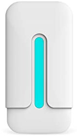 WiFi Wireless Doorbell, Waterproof Wall Plug-in Cordless Door Chime Kit with Self Powered Push Button, Smart Life App Notification, 35 Chimes, 4-Level Volume, LED Indicator Light. (1 receiver)