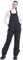 CCOOfhhc Herren Stretch Latzhose Arbeitslatzhose mit Kniepolstertaschen Schwarz Grau Weiß Funktionshose Classic Winter Warme Softshellhose Seitentaschen Rückentaschen und Kniepolster Taschen