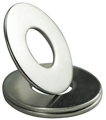 M10 Washers, M10 x 25mm Penny Washers, A2 304 Stainless Steel Washers, Flat Repair Washer, Large Metal Washers, Plain Round Chrome Washers for Screws & Bolts(Pack of 20)