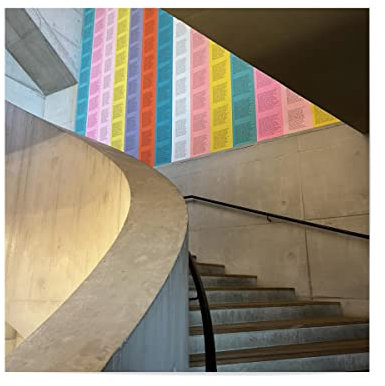 artboxONE Poster 40x40 cm Architektur Bright Future hochwertiger Design Kunstdruck - Bild Tate London Museum