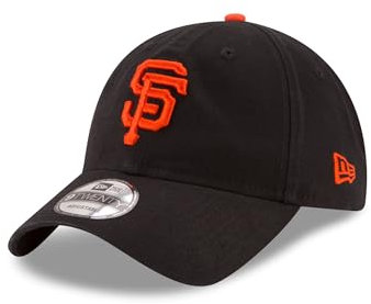 New Era San Francisco Giants MLB Core Classic Schwarz Verstellbare 9Twenty Cap - One-Size