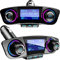 Retoo Bluetooth Adapter Auto, FM Transmitter, Freisprecheinrichtung und Ladegerät, 2 USB Ports, Unterstützt SD-Karte USB-Sticks, SchnellladungQC3.1A, Autoladegerät Zigarettenanzünder