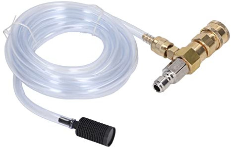 Downstream Injector Adjustable Chemical Injector Kit for Pressure Washer 5000PSI with 9.8ft Tube Brass Stainless Chemical Injector