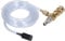 Downstream Injector Adjustable Chemical Injector Kit for Pressure Washer 5000PSI with 9.8ft Tube Brass Stainless Chemical Injector