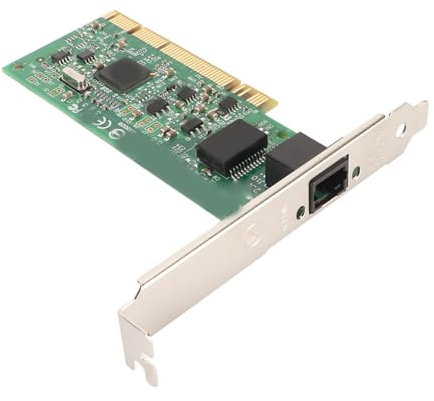 PCIe Network Adapter for Intel 82541, Fast Data Transfer, Gigabit Ethernet Server Adapter, Full Duplex, Half Duplex, Compatible for Windows, DOS