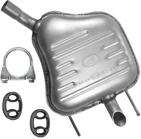 Polmo Schalldämpferset Auspuff Endtopf für Opel Vectra 3 III C 2003-06/2009 2.0 T 2.2 3.2 Schrägheck Stufenheck