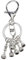 Regalo portachiavi scacchi, portachiavi elettrolitico, accessorio per chiavi auto, regalo per gli amanti degli scacchi, portachiavi, portachiavi con design scacchi, portachiavi