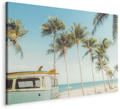 murando - Akustikbild Sommerlandschaft 60x40 cm 1 tlg Bilder Akustikschaum Schallschutz Wand Deko Kunst Akustikpaneele Wandpaneele Schalldämmung Wandbild Schallabsorber Blau Sommer c-B-10235-b-a