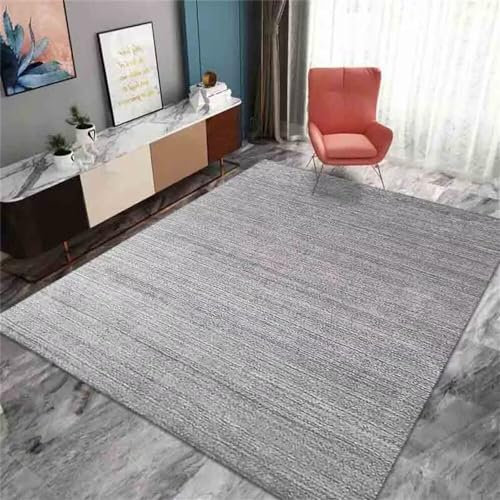RUGMRZ Babyzimmer Teppich Outdoor Teppiche Balkon Einfach grau Wohnzimmer Esszimmer Schlafzimmer pflegeleicht kann angepasst Werden Terassen 200X260CM