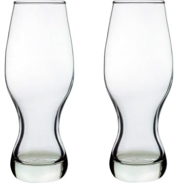 Bafnsiji Vasos de Pinta de Vidrio, Juego de 2 Vasos de Cerveza, Vasos Largos y Altos de Mojito de Jugo de Agua, Vaso Grande, Vasos de Cerveza para Agua, Jugo, café Helado, cócteles