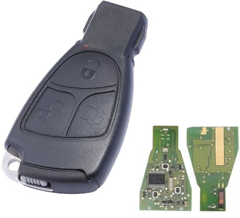 Fernbedienung Schlüsselkarte Autoschlüssel FCC ID: IYZ 3312 Smart Remote Key NEC Chip 433MHz Für Mercedes Benz W169 W202 W203 W208 W210 W245 3 Tasten Fob