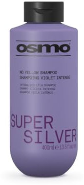 OSMO Super Silver Shampoo | Violet Pigment | No Yellow or Brass | Purple Toning for Ashy Results | Vegan. 400ml