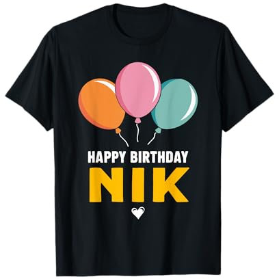 Buon compleanno dicendo Nik Maglietta