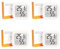 Thermomètre Intérieur,Mini LCD Digital Thermometre Hygrometre Interieur, Haute Précision Petit Thermomètre d'intérieur Exterieur Mural Pour Maison, Chambre Bébé, Culture and Cave,Lot de 4