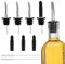 HABNI 4 Pcs Metal Pour Barman Metal Pour Versatori Cocktail Dosatori Per Cocktail Versatori In Acciaio Inox Versatore Tappo Salvagoccia Conico Liquore Beccuccio Bottiglia Per Vino Succo Con Spazzole