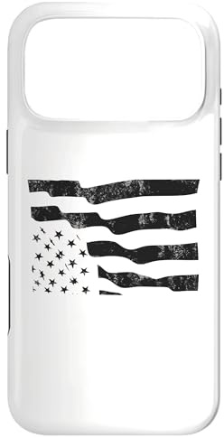 Hülle für iPhone 17 Pro Max Upside Down Amerikanische Flagge SOS Distress