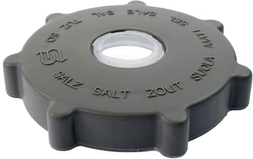 Salt Container Lid 00165259/165259 - Dishwasher Replacement Cap for Bosch, Siemens & Neff Logixx, Silence, Classixx, Exxcel - Grey