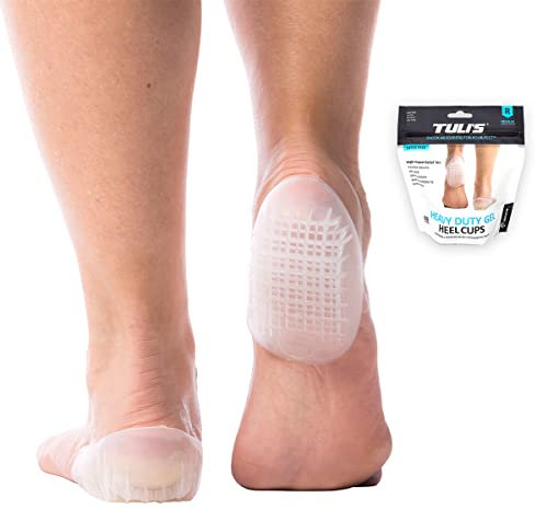 Tuli's Heavy Duty Gel Heel Cups Large (Over 79Kg)