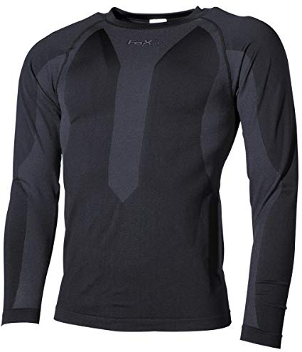 Fox Outdoor Thermo-Sport-Funktions- Unterhemd, Langarm, schwarz