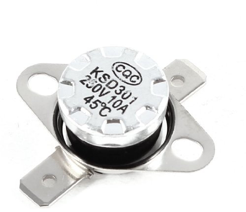Sourcingmap KSD301 AC 250V 10A 45C Celsius NC Temperature Control Switch Thermostat