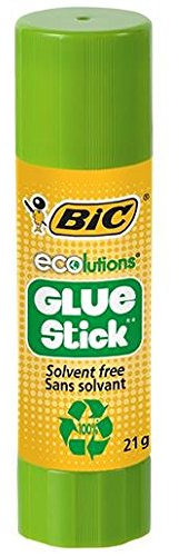 BIC Lot de 3 Bâtons de colle STICK ECOLUTION Glue 21g