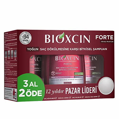 Bioxsine Végétale Forte Sérum Vaporisateur pour Perte de Cheveux Sévère - Pour Femmes et Hommes | Shampoo Végétal pour Accélérer la Croissance | 60 ml