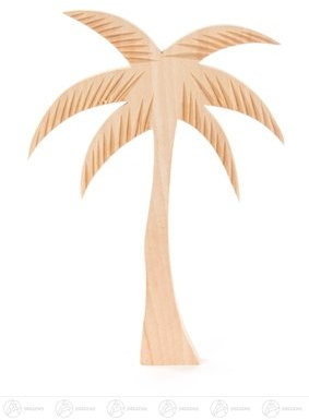 Rudolphs Schatzkiste Ersatzteile & Bastelbedarf Palme geschnitzt Höhe ca 15 cm NEU Erzgebirge Zubehör Lichterbogen