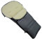 Rawstyle 3 in 1 Winterfußsack (Hellgrau) 110cm & 85cm **12 MOTIVE** aus LAMMWOLLE für Kinderwagenschale, Kinderwagen, Schlitten und Buggys Fußsack Wolle
