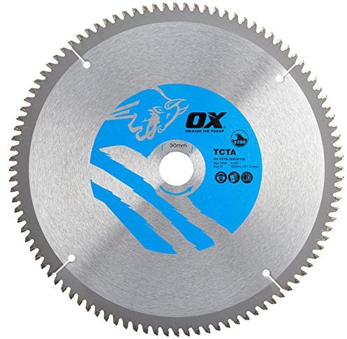 OX Alu/Plastic/Laminate Cutting Circular Saw Blade 300/30mm, 100 Teeth TCG