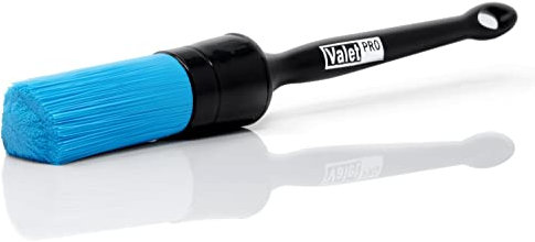 detailmate ValetPRO Black Handle Pinceau pour jantes résistant aux produits chimiques avec manche en plastique 18, BRU 22 + gant de protection en nitrile