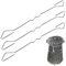 Type 4 HOUSING TIE HRT4 - Cavity Wall Ties Stainless Steel 200mm 225mm 250mm 275mm Dwellings up to 10m high, Masonry, Brickwork (25, 250mm (for Cavity 101-125mm))