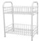 VR7 - Fruit & Vegetable Rack, 2 Tier Fruit Basket Storage Shelf Organizer - Stand CART Trolley Kitchen - Durable Metal - Organize Fruits & Veg Rack in Kitchen, Pantry, Bathroom - White