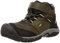 KEEN Unisex-Kinder Ridge Flex Mid wasserdichte Wanderstiefel, Dunkle olivgrüne, düstere Zitrone, 31 EU