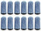 RIVIEVAL 12 Stück Fingerlinge, wiederverwendbarer Daumenschutz, rutschfeste Fingerschützer, atmungsaktive Fingerlinge, schnittfester Schutz für Arbeit, Küche, Garten, Skulptur (Blau)…