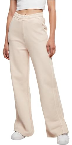Urban Classics Damen Ladies Heavy Terry Garment Dye Slit Pants
