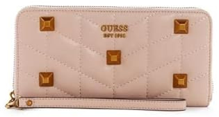 Geldbörse Damen GUESS D Almond SWQB8404460ALM brera große Geldbörse ziparound ALMOND ND Wahl=P, Almond